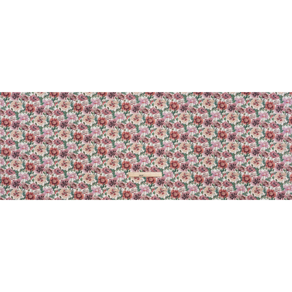 Liberty Fabrics Tana Lawn® - Poppy Amelie Pink - Red, Pink and Green Poppy Flower Field - Full - Image 5 of 6