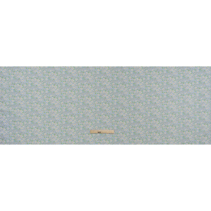 Liberty Fabrics Tana Lawn® - Alice W Blue - Baby Blue, Green and White Daisy Flowers