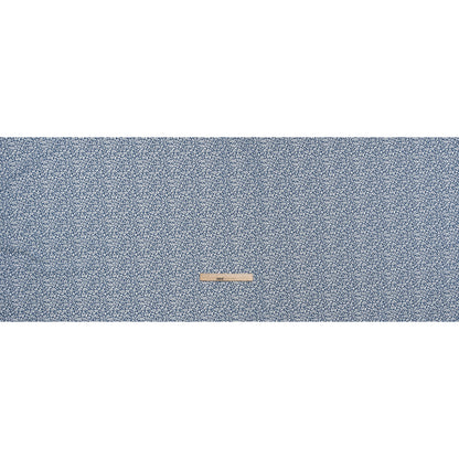 Liberty Fabrics Tana Lawn® - Feather Meadow Blue - Classic Blue and White Flowers and Leaves