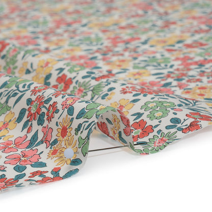 Liberty Fabrics Tana Lawn® - Annabella Multi Pastel - Red, Yellow and Blue Green Floral