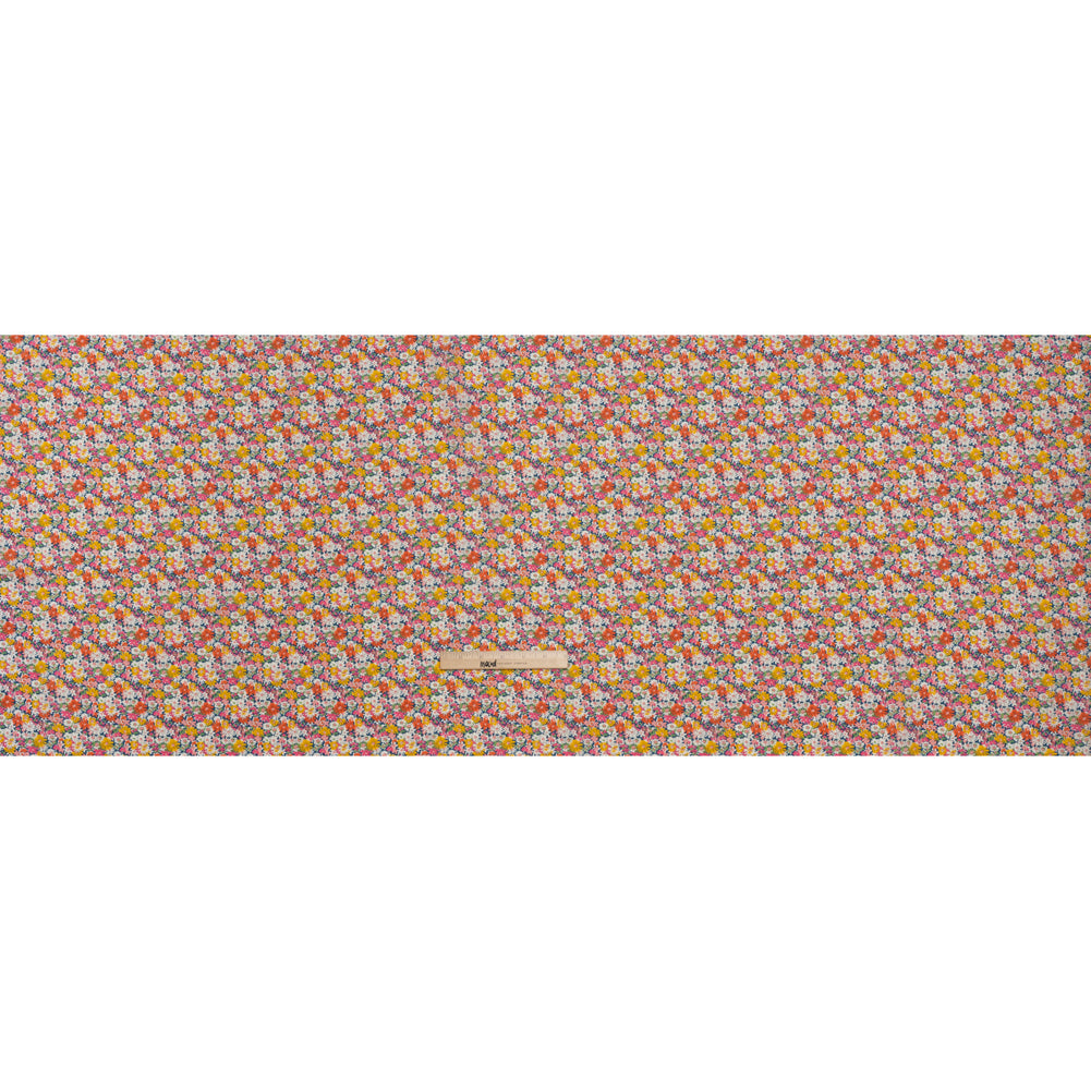 Liberty Fabrics Tana Lawn® - Libby Multi Bright - Pink, Yellow and Orange Field of Daisies - Full