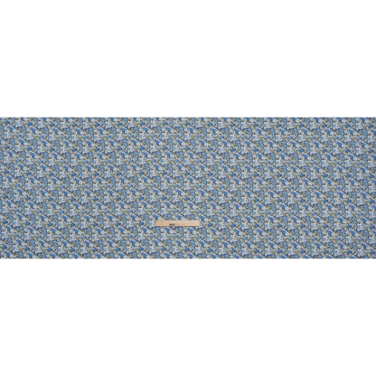 Liberty Fabrics Tana Lawn® - Libby Blue - Sky Blue, White and Sage Green Field of Daisies