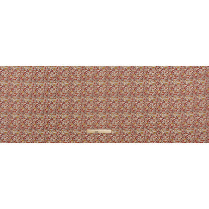 Liberty Fabrics Tana Lawn® - Poppy Forest Red Burgundy - Dark Red, Orange and Olive Green Floral Meadow Full