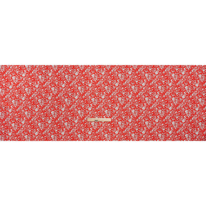 Liberty Fabrics Tana Lawn® - Summer Blooms Red - Scarlet Red and White Floral