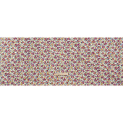 Liberty Fabrics Tana Lawn® - Swirling Petals Purple - Berry Pink, Blue and Yellow Floral