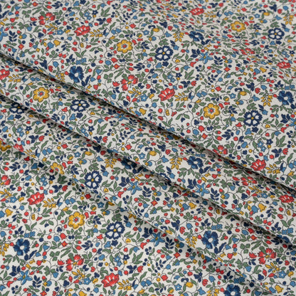 Liberty Fabrics Tana Lawn® - Katie and Millie Multi Bright - Blue, Yellow and Red Little Florals