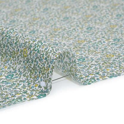 Liberty Fabrics Tana Lawn® - Katie and Millie Green - Teal, Chartreuse and Olive Green Little Florals