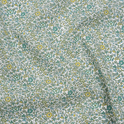 Liberty Fabrics Tana Lawn® - Katie and Millie Green - Teal, Chartreuse and Olive Green Little Florals