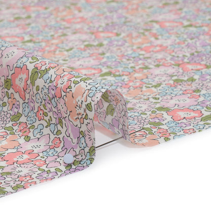 Liberty Fabrics Tana Lawn® - Michelle Light Pink - Baby Pink, Lavender and Light Blue Floral