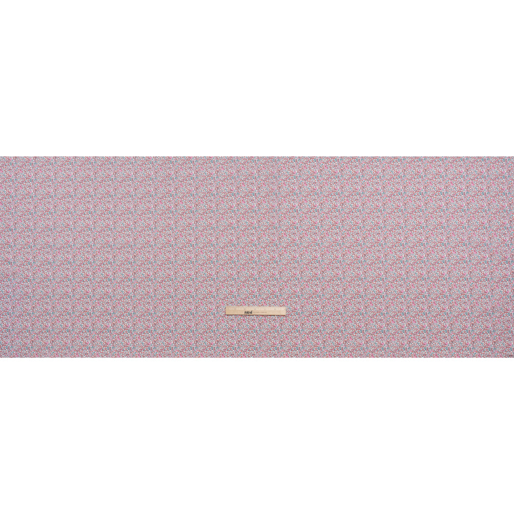 Liberty Fabrics Tana Lawn® - Michelle Eloise Bright Pink - Pink, Coral and Turquoise Little Floral Vines - Full