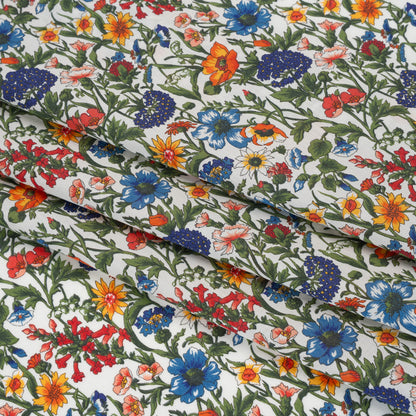 Liberty Fabrics Tana Lawn® - Rachel Multi Bright - Red, Yellow and Purple Flowers and Foliage