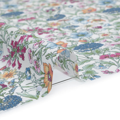 Liberty Fabrics Tana Lawn® - Rachel Multi Pastel - LIght Blue, Pink and Green Flowers and Foliage