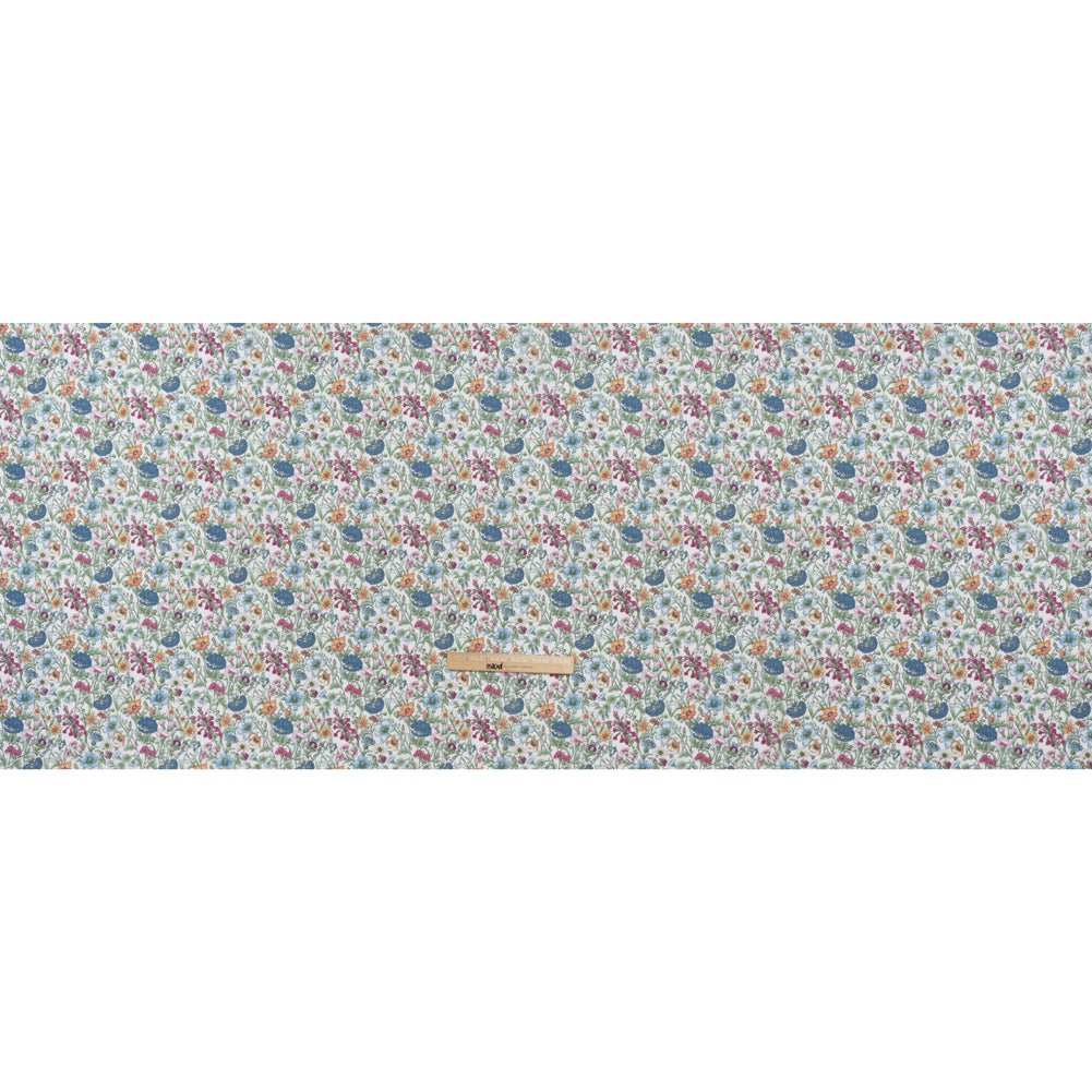Liberty Fabrics Tana Lawn® - Rachel Multi Pastel - LIght Blue, Pink and Green Flowers and Foliage - Full