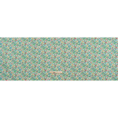 Liberty Fabrics Tana Lawn® - Betsy Blue Turquoise - Turquoise, Pink and Green Floral