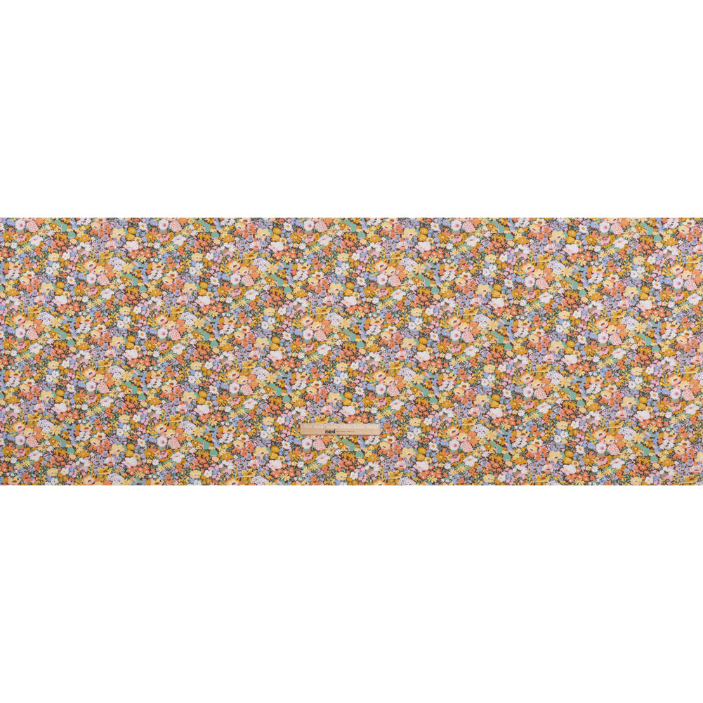 Liberty Fabrics Tana Lawn® - Thorpe Multi Pastel - Banana Yellow, Pink and Light Green Dense Floral - Full