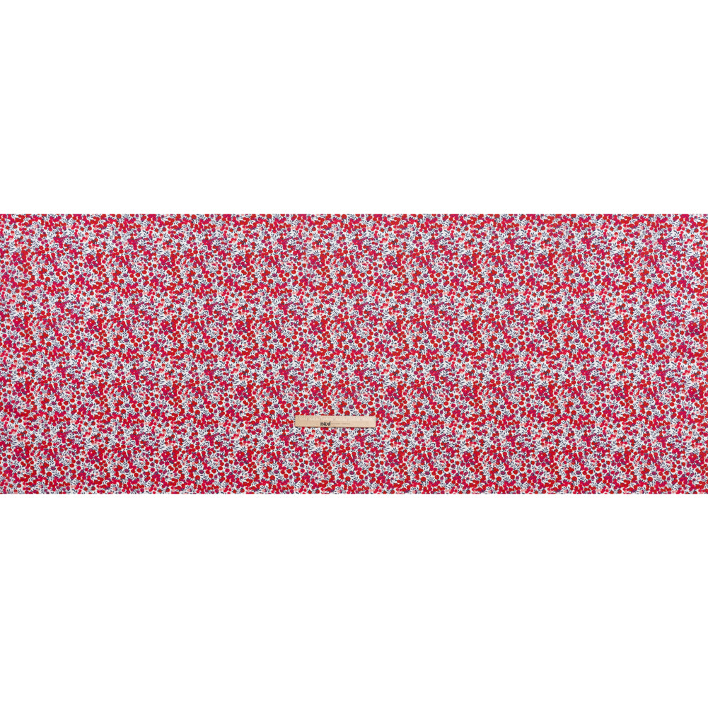 Liberty Fabrics Tana Lawn® - Wiltshire Pink - Pink, Red and Blue Leaves and Berries Full