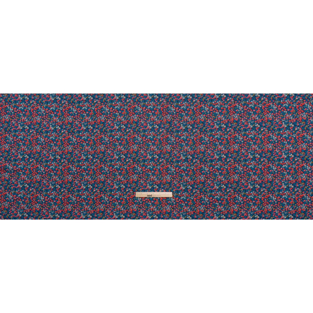 Liberty Fabrics Tana Lawn® - Wiltshire Dark Blue - Navy, Red and Blue Leaves and Berries - Full
