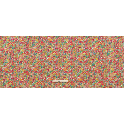 Liberty Fabrics Tana Lawn® - Margaret Annie Pink - Bright Pink, Orange and Yellow Hand Drawn Florals