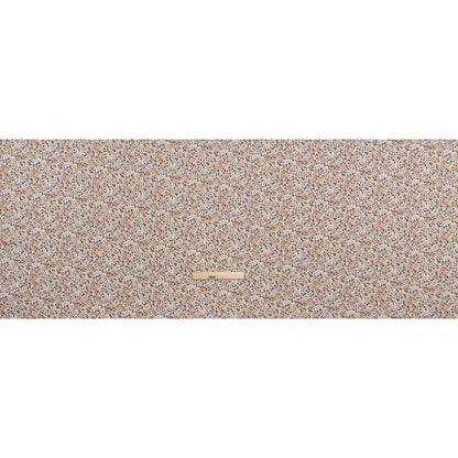 Liberty Fabrics Tana Lawn® - Phoebe Brown - Golden Brown, Russet and Blue Little Flowers