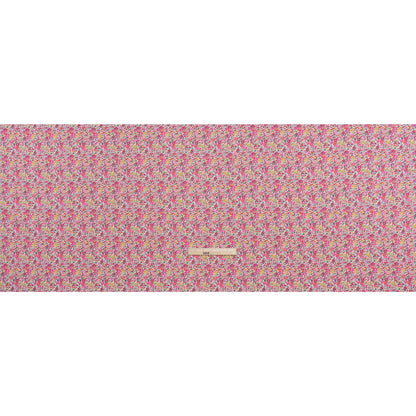 Liberty Fabrics Tana Lawn® - Emma and Georgina Pink - Nany Pink, Yellow and Green Floral