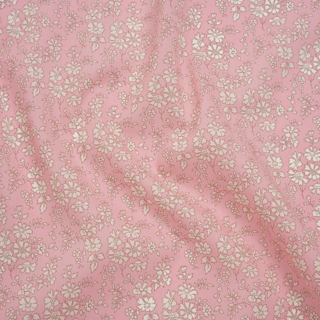 Liberty Fabrics Tana Lawn® - Capel Light Pink - Pale Pink and White Outlined Florals