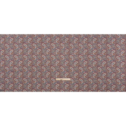 Liberty Fabrics Tana Lawn® - Lee Manor Red Burgundy - Wine Red and Multicolor Paisley