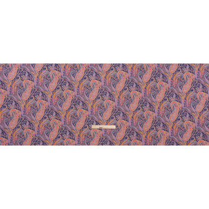 Liberty Fabrics Tana Lawn® - Felix and Isabelle Purple - Dark Purple, Pink and Orange Wild Paisley