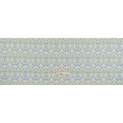 Liberty Fabrics Tana Lawn® - Lodden Green - Light Green, Pastel Blue and Golden Yellow Arts and Crafts Floral Full