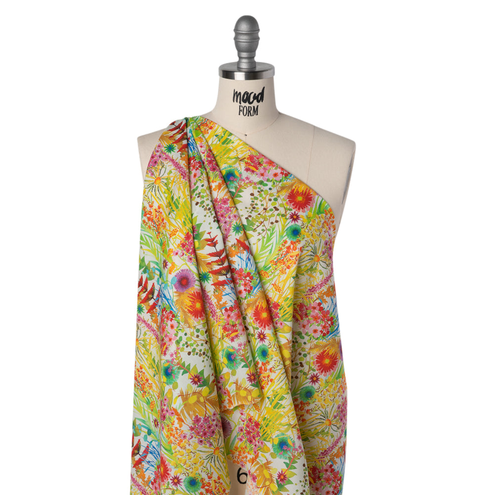 Liberty Fabrics Tana Lawn® - Tresco Multi Bright - Red, Green and Yellow Painted Floral