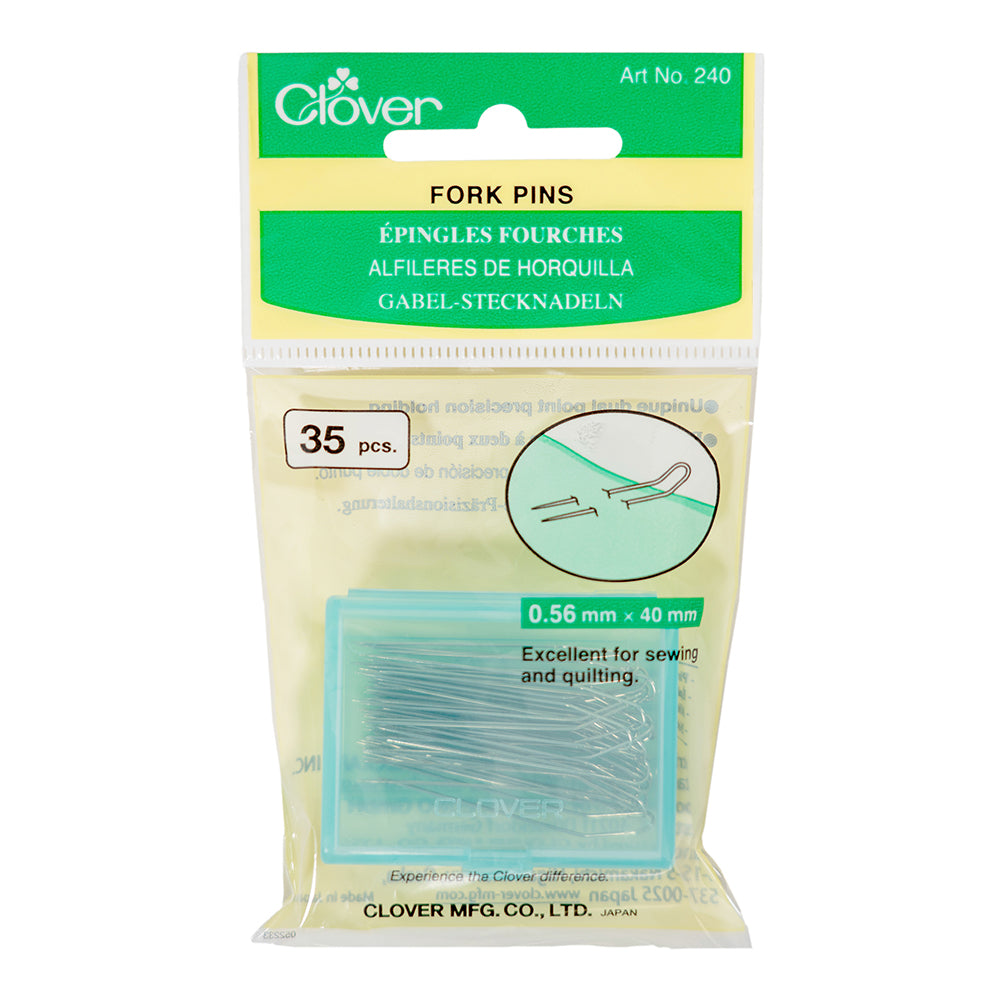 Clover Fork Pins - 35 ct - Folded