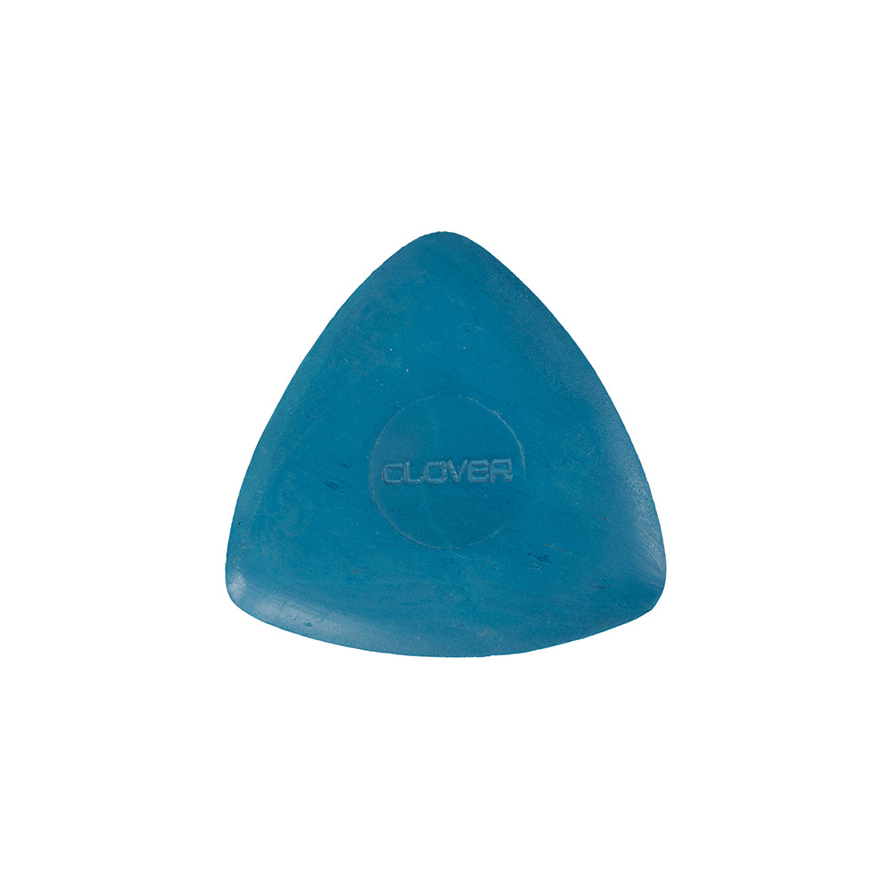 Clover Triangle Tailor's Chalk - Blue Folded
