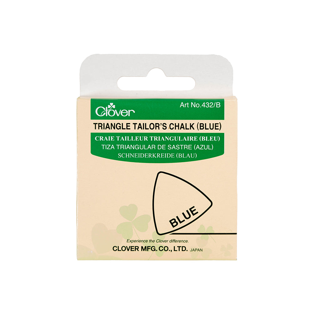 Clover Triangle Tailor's Chalk - Blue - Packaged - Image 3 of 3