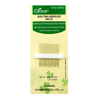Clover Quilting Needles - Size 9 - 15 ct