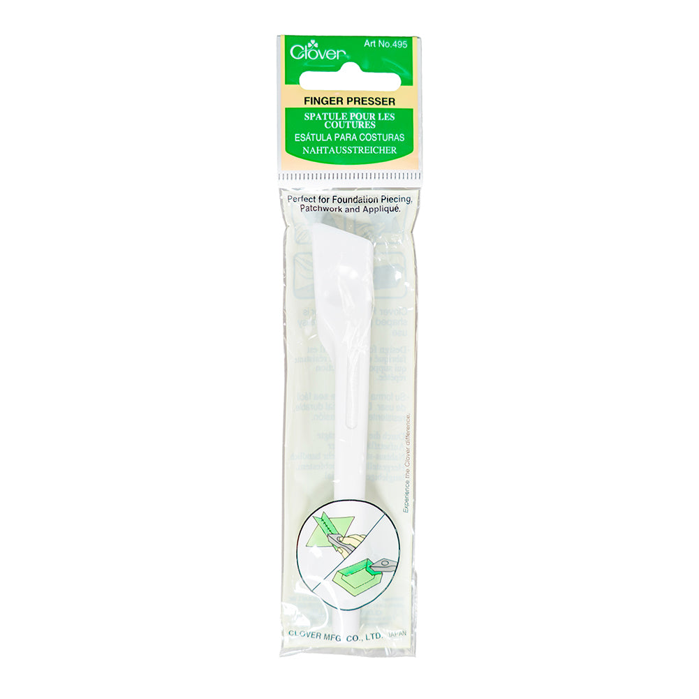 Clover Finger Presser for Quilting and Applique - Drape