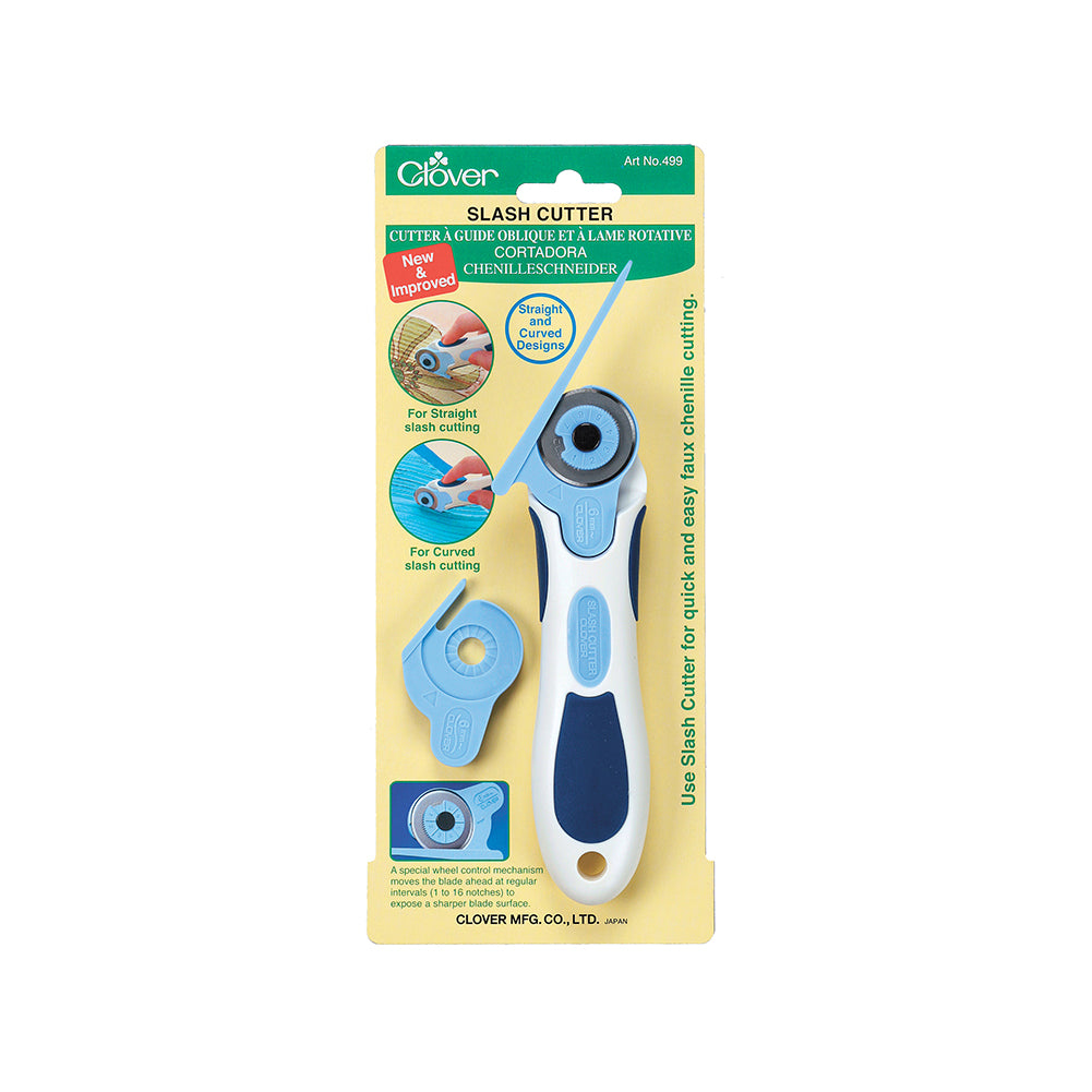 Clover Slash Cutter - Faux Chenille Cutter Drape