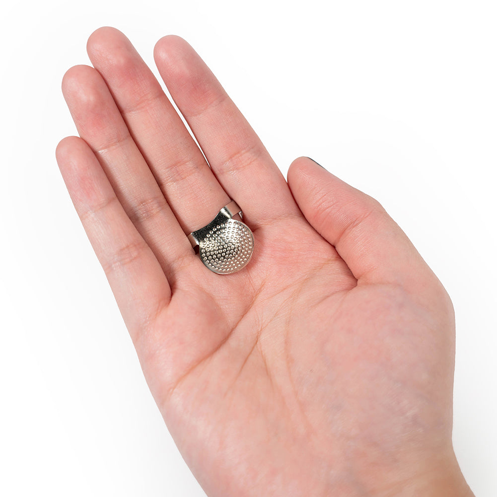 Clover Adjustable Ring Thimble with Plate