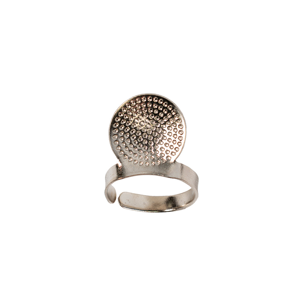 Clover Adjustable Ring Thimble with Plate