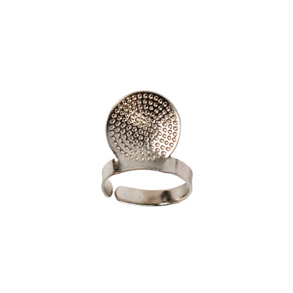 Clover Adjustable Ring Thimble with Plate