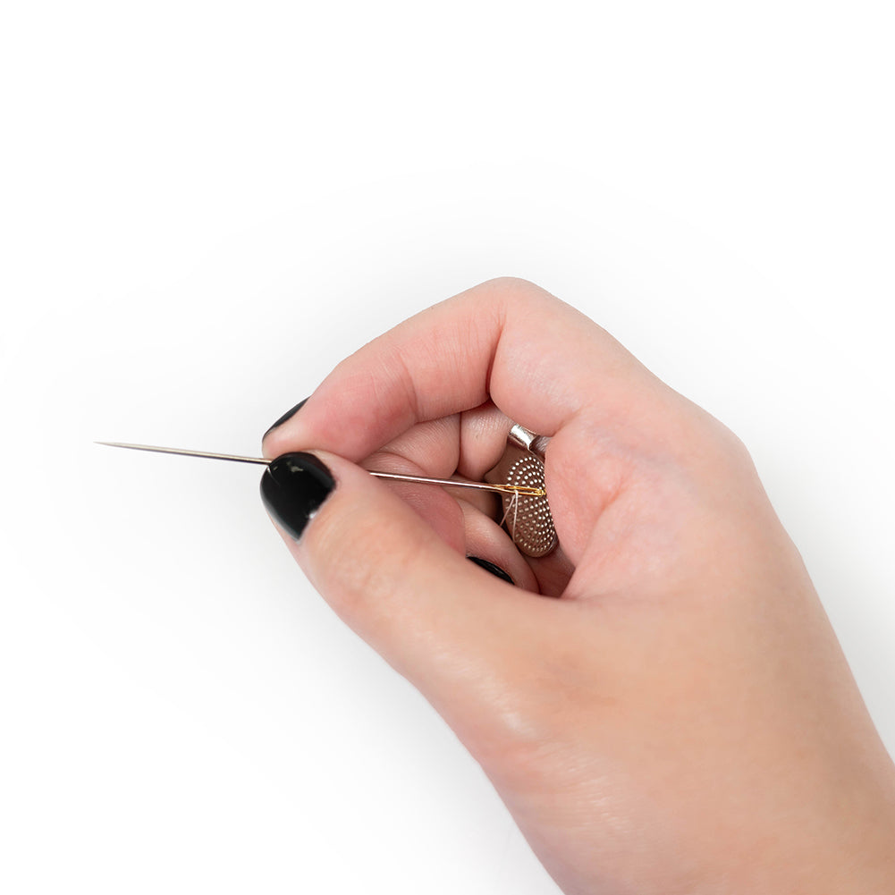 Clover Adjustable Ring Thimble with Plate