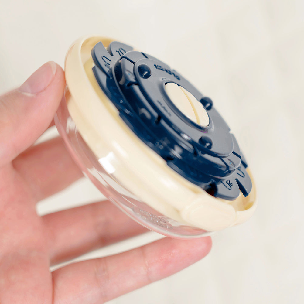 Clover Dome Threaded Needle Case - Folded