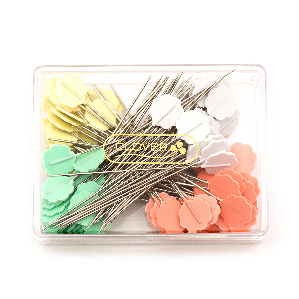 Clover Flower Head Pins Box for Medium Weight Fabrics - 100 ct - Full - Image 5 of 5