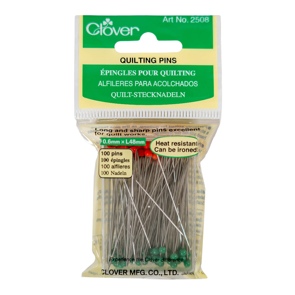 Clover Heat Resistant Quilting Pins - 100 ct Folded