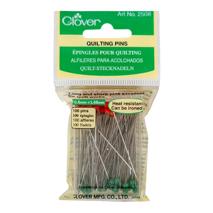 Clover Heat Resistant Quilting Pins - 100 ct Folded