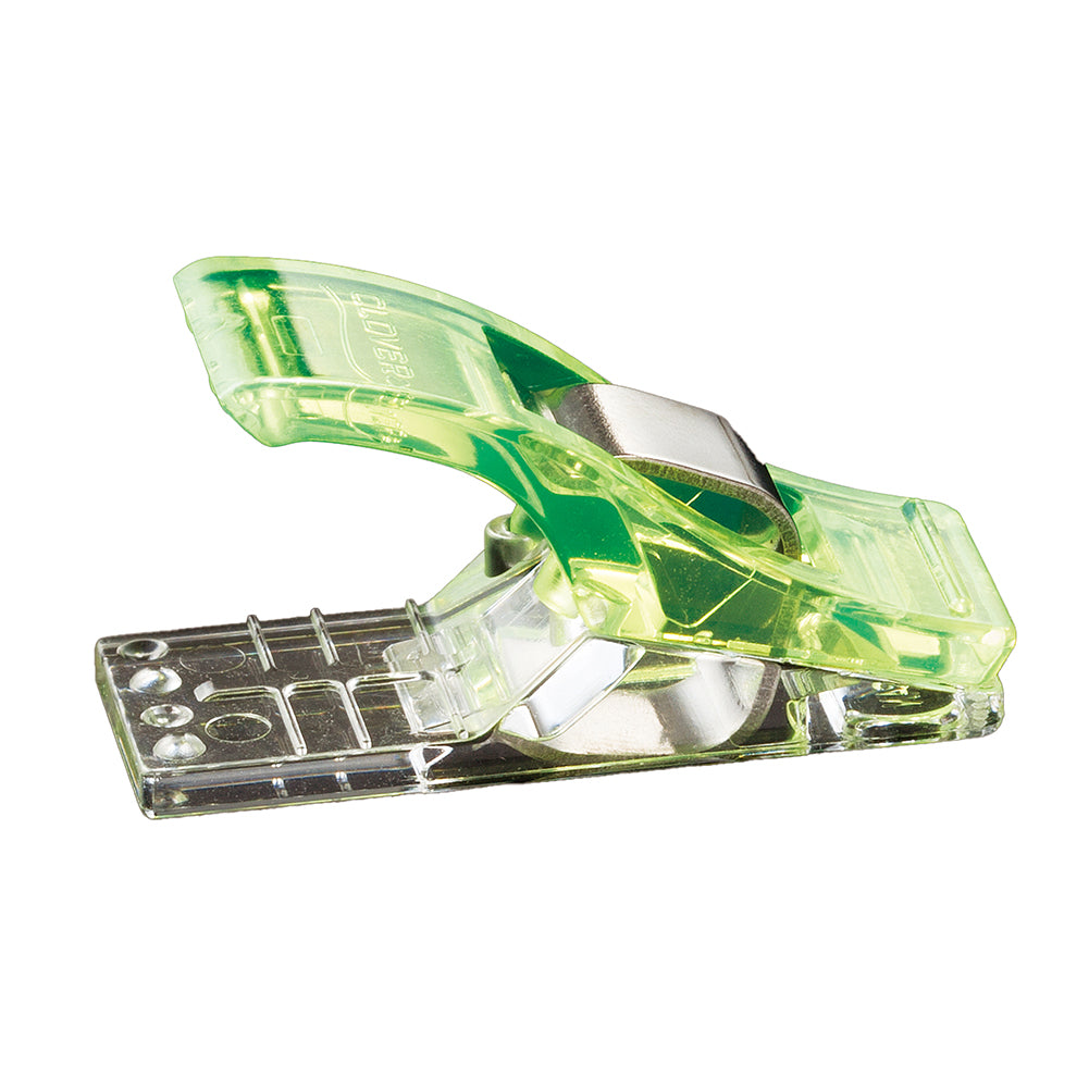 Clover Wonder Clips - Neon Green - 10 pc - Full