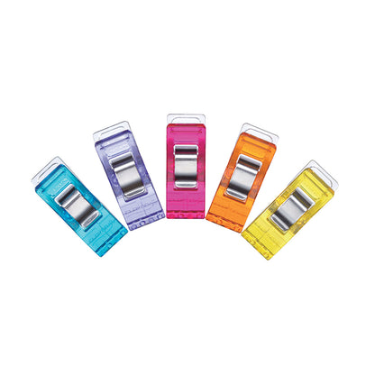 Clover Wonder Clips - Assorted Colors - 50 pc Folded