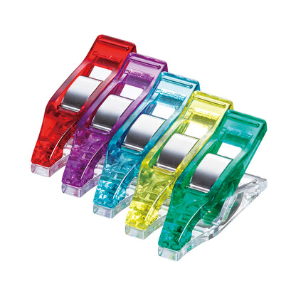 Clover Mini Wonder Clips - Assorted Colors - 50 pc Full