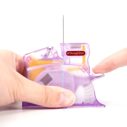 Clover Desk Needle Threader - Purple