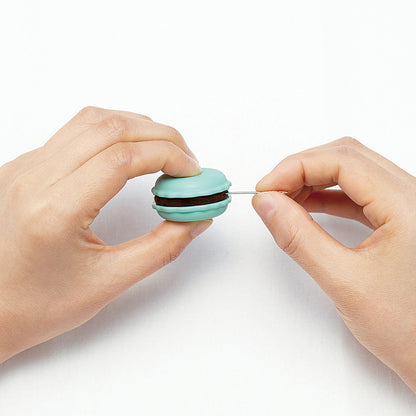Clover Sweet 'n' Sharp Macaron - Needle Holder and Sharpener - Pistachio