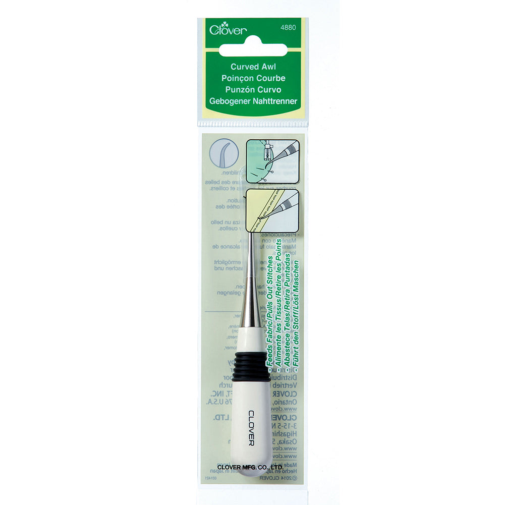 Clover Curved Tailor's Awl - Drape