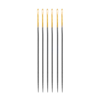 Clover Black Gold Quilting Between Needles - Size 10 - 6 ct Detail